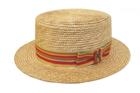 Hills Hats Standard Straw Boater - City Hatters