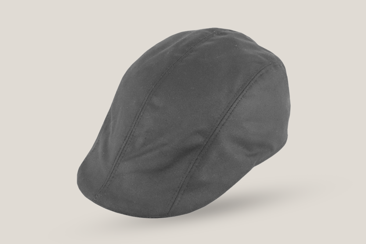 Hills Hats`The Bluff' Oilskin Duckbill Cap - City Hatters