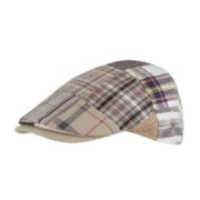 M by Flechet Italian Linen/Cotton Patchwork Cap - City Hatters