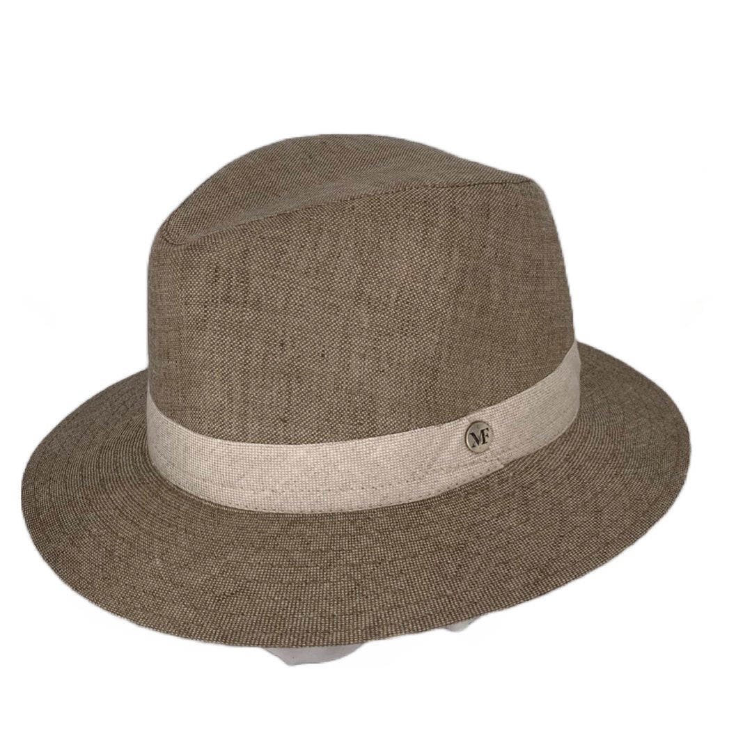 M by Flechet Linen Fedora - City Hatters