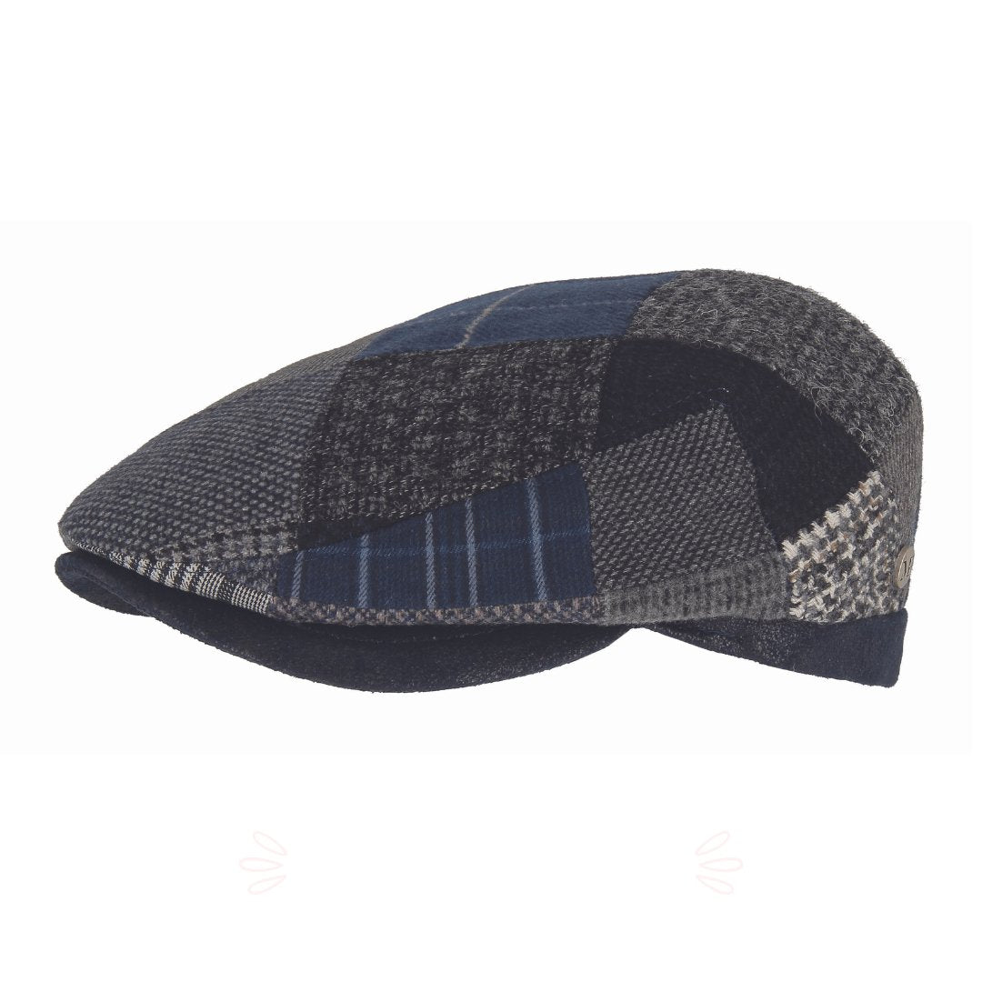 M By Flechet Patchwork Flat Cap - City Hatters