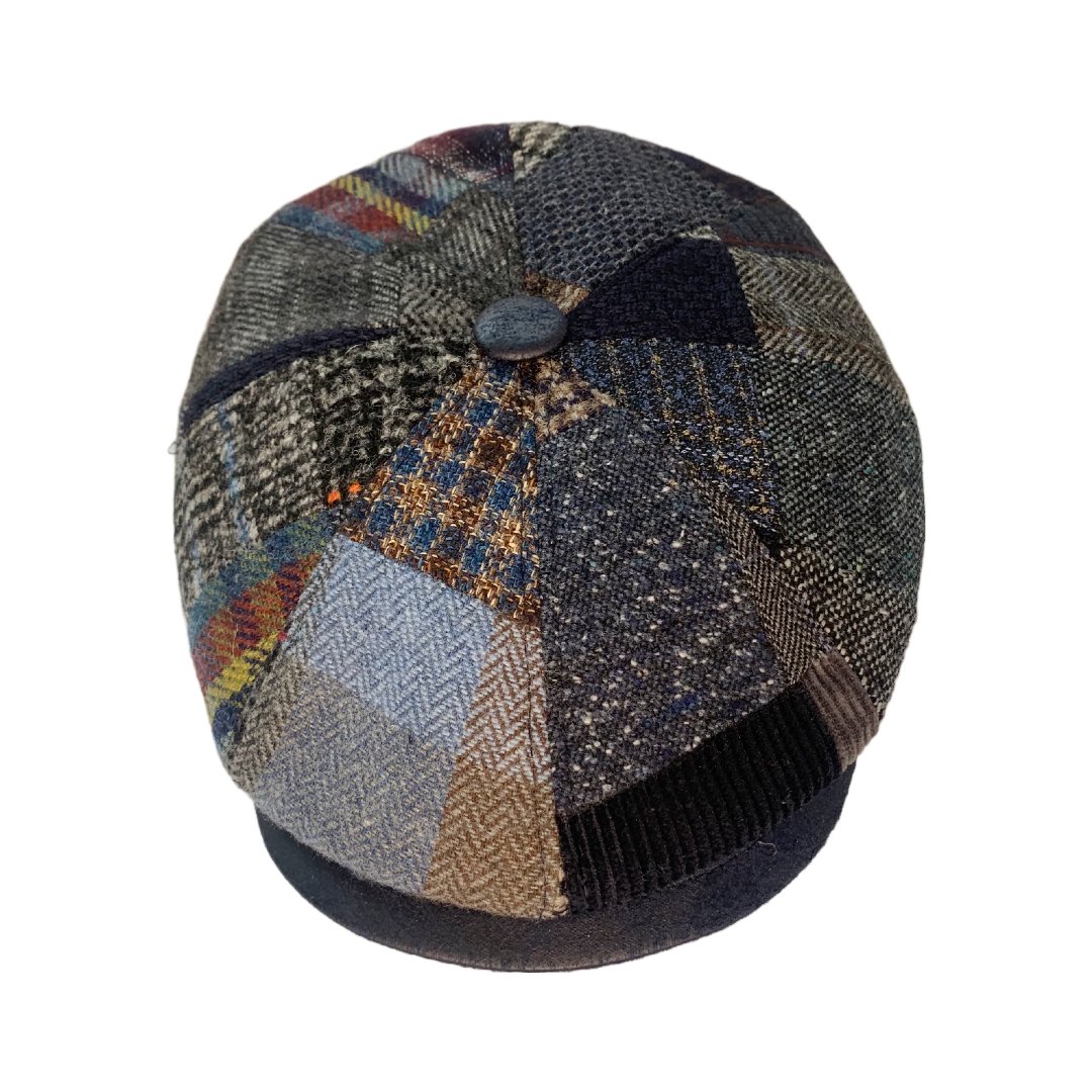 M by Flechet Patchwork Peaky Blinder Cap - City Hatters