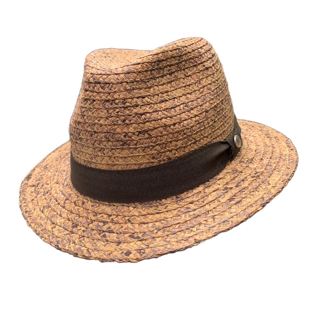 M by Flechet Raffia Fedora - City Hatters