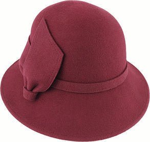 Maddison Avenue ‘Luna’ Wool Felt Cloche - City Hatters