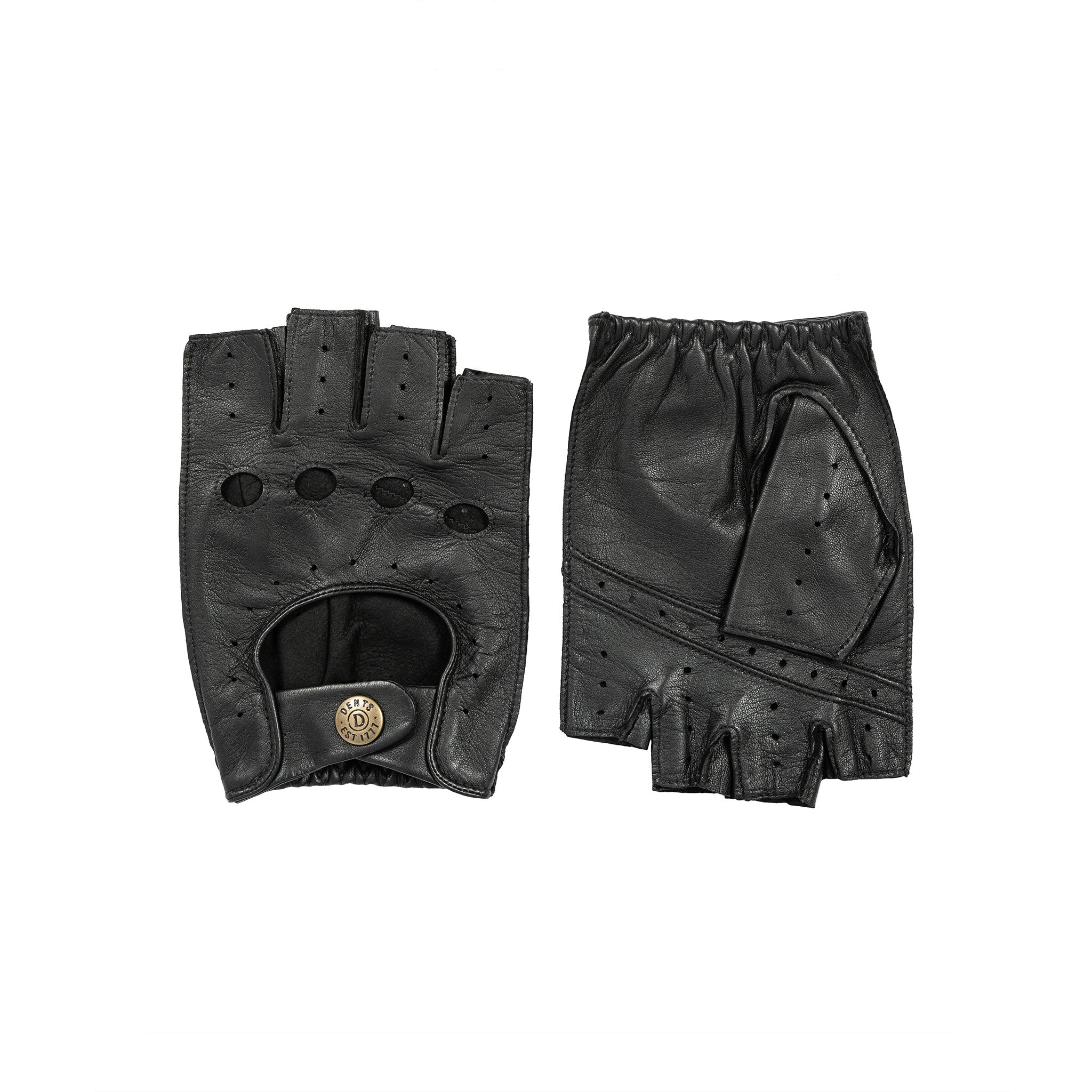 Dents Snetterton Men's Fingerless Leather Driving Gloves