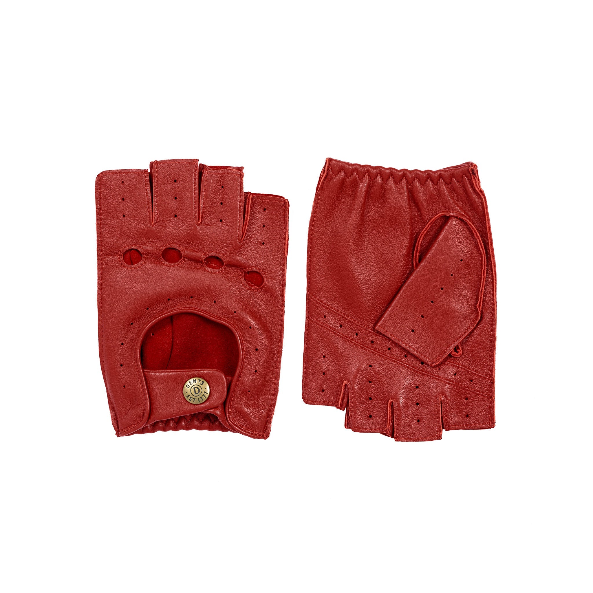 Dents Snetterton Men's Fingerless Leather Driving Gloves