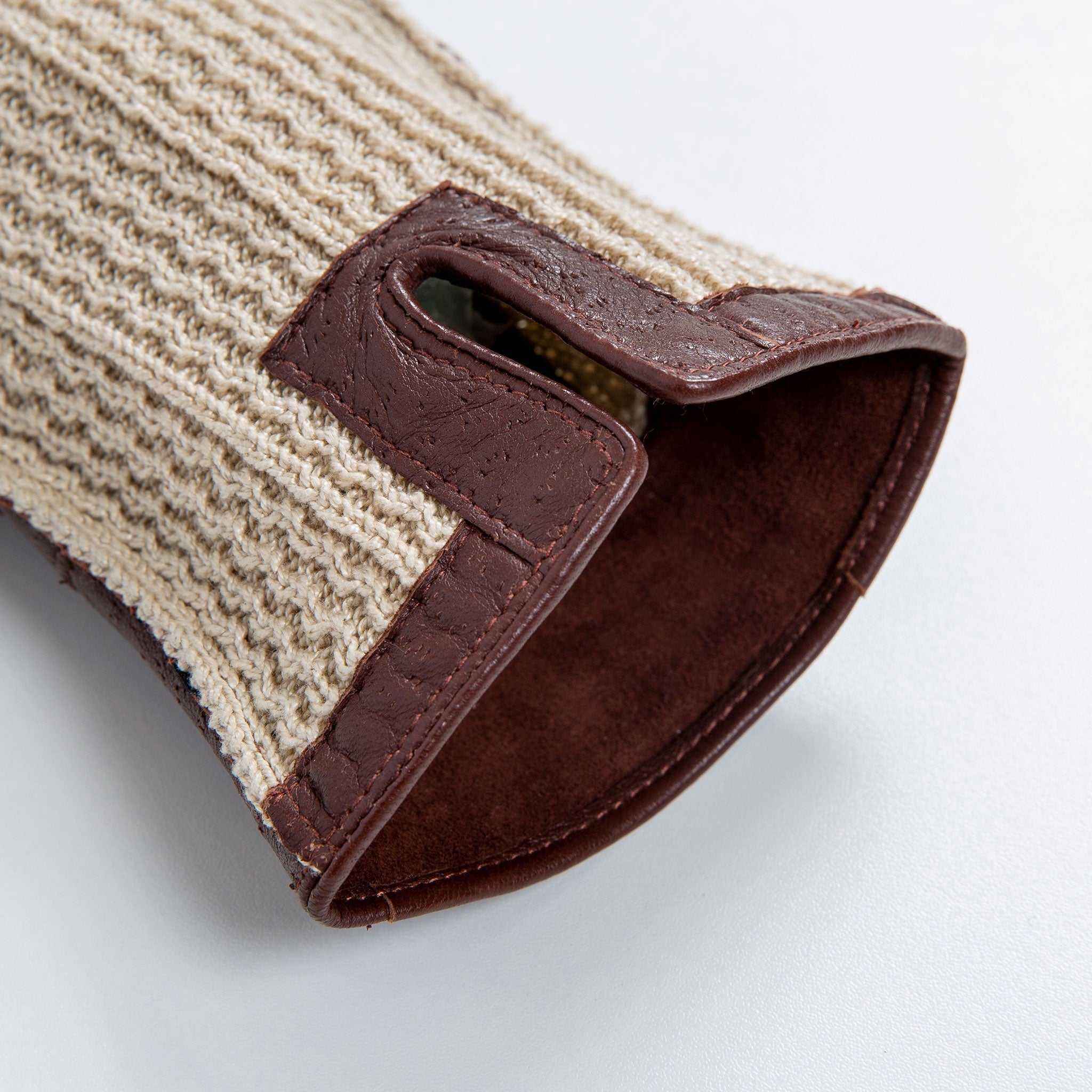Dents Lancaster Men's Crochet/Leather Driving Gloves