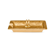 STEFANO RICCI Rectangle Trinket Tray GOLD - City Hatters