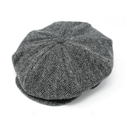 Hanna Tweed 8 - piece Bakerboy Cap - City Hatters
